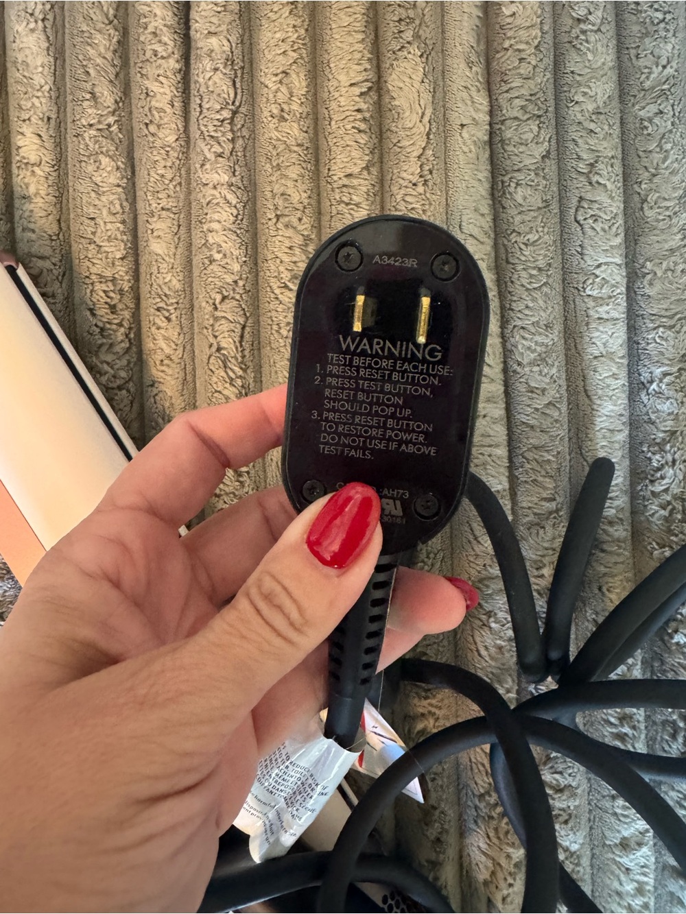 Dyson air straight wet to dry White and Rose Gold Corded Hair Straightener - Picture 7 of 9